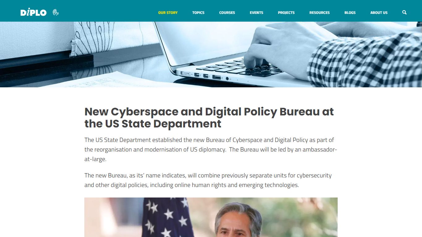 New Cyberspace and Digital Policy Bureau at the US State Department